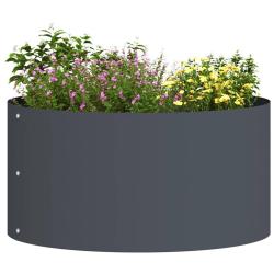 Pot en m&eacute;tal anthracite Anthracite M&eacute;tal 40 cm de diam&egrave;tre