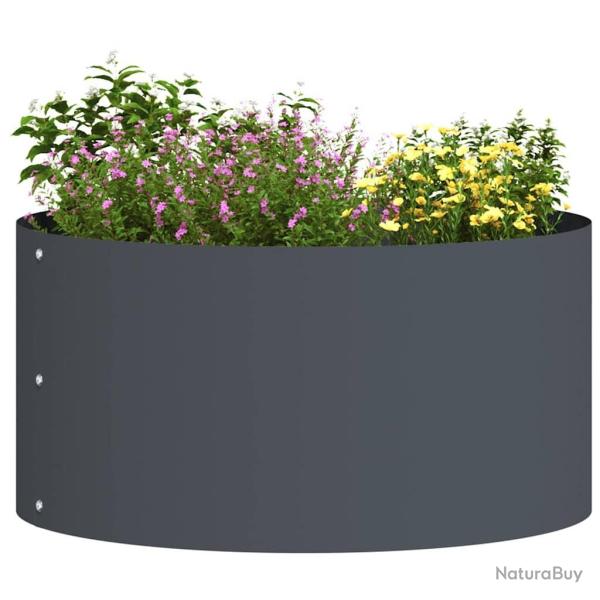 Pot en m�tal anthracite Anthracite M�tal 40 cm de diam�tre