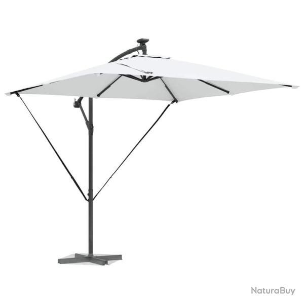 Parasol banane � m�t d�port� Couleur sable 249 x 249 x 250 cm
