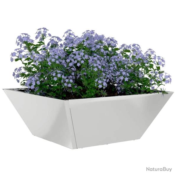 Jardini�re bol en acier galvanis� , 40 x 40 x 15 cm.