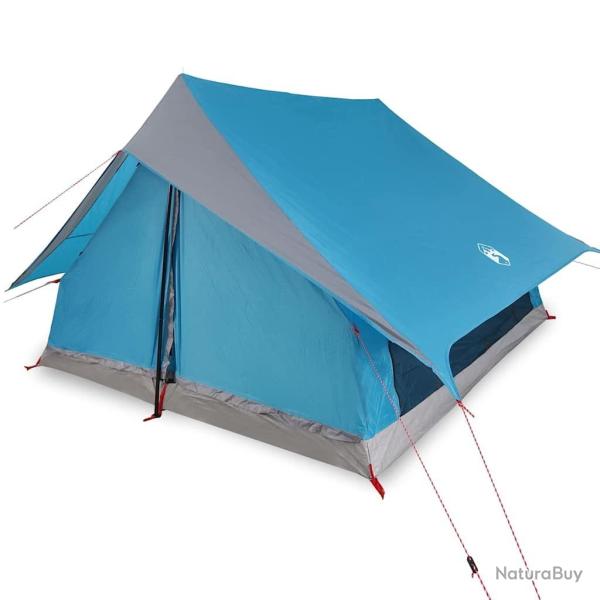 Tente familiale A-Frame bleue pour 7 personnes, imperm�able