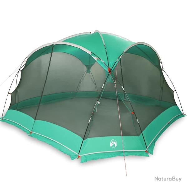 Tente anti-moustiques pour le camping avec portes vertes, impermable, pour 4 personnes.
