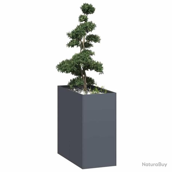 Jardini�re anthracite 40x80x80 cm acier