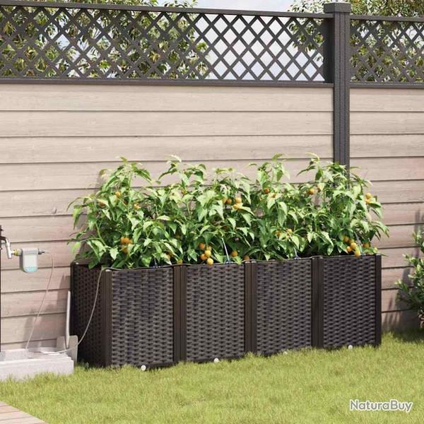 Jardini�res de jardin 1 pc Marron 160 x 40 x 52 cm Plastique