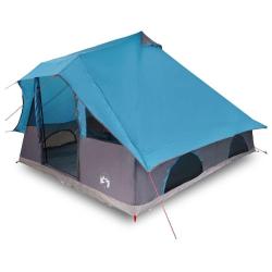 Tente familia Tipi bleue, 8 personnes, imperm&eacute;able