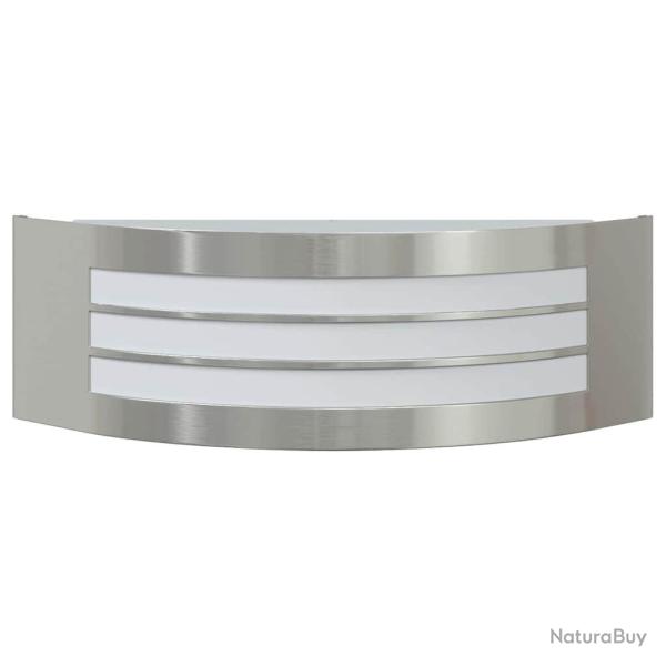 Applique Murale Ext�rieure Acier Inoxydable Argent IP44