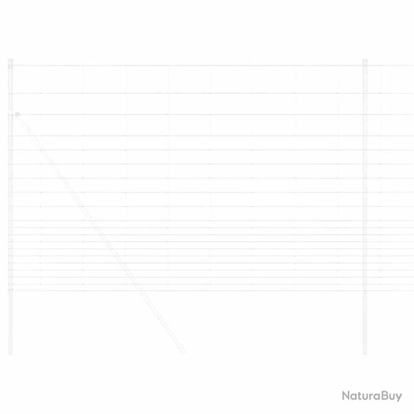 Cl�ture de Champ 1,6x10 m en Acier Galvanis�