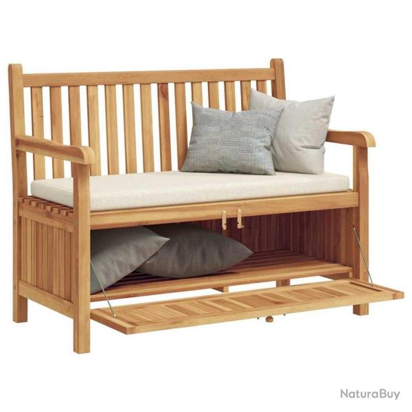 Banc de Rangement de Jardin Marron 228 x 60 x 90 cm