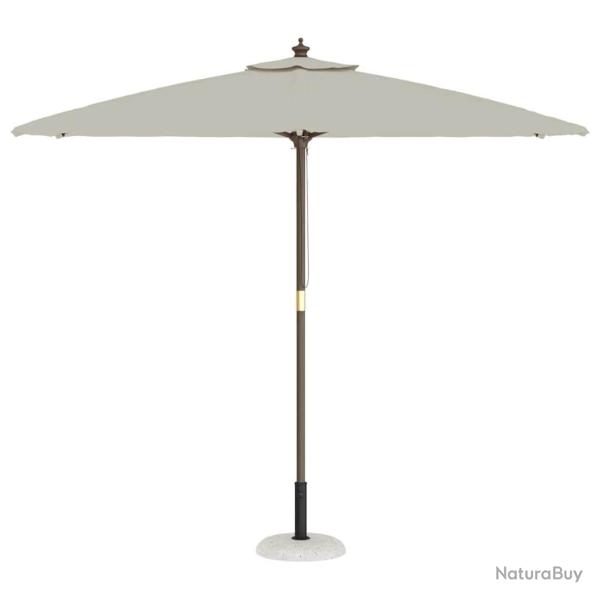 Base de parasol pour poteaux de 37/42/52/58 mm en bton blanc, 20 kg.
