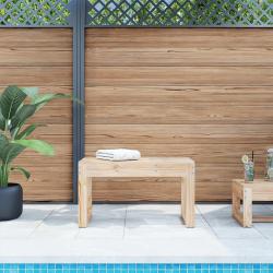 Banc de jardin 80x38x45 cm bois massif de pin