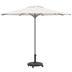 Base de parasol avec roues pour poteaux de 38-48 mm, 13 kg, ronde.