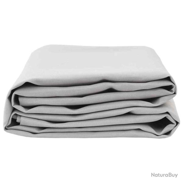 Toile de rechange pour auvent gris clair 3x3m