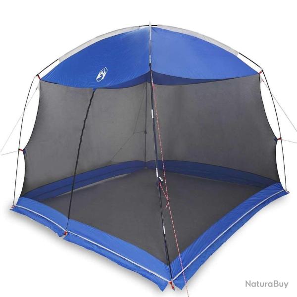 Tente anti-moustiques avec porte bleue pour 5 personnes, impermable