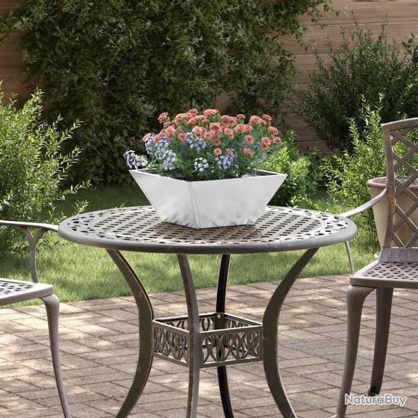 Set de 5 jardini�res en bol 35x35x15 cm en acier galvanis�