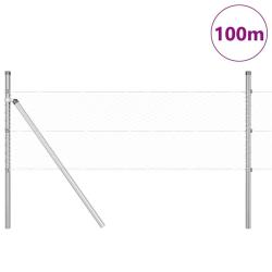 Cl&ocirc;ture Hexagonale 0,4x100 m Acier Galvanis&eacute;