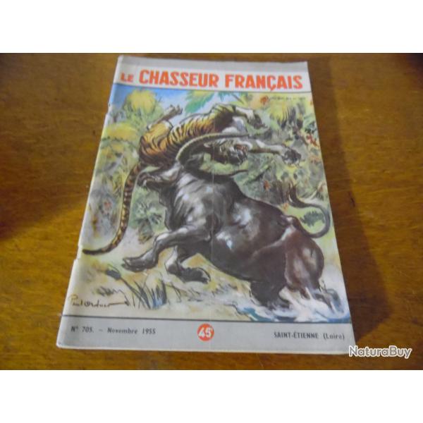 LIVRE CHASSEUR FRANCAIS NUMERO 705 NOVEMBRE  1955