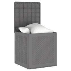 Bo&icirc;te de rangement de jardin Gris clair 55x53x57 cm PP
