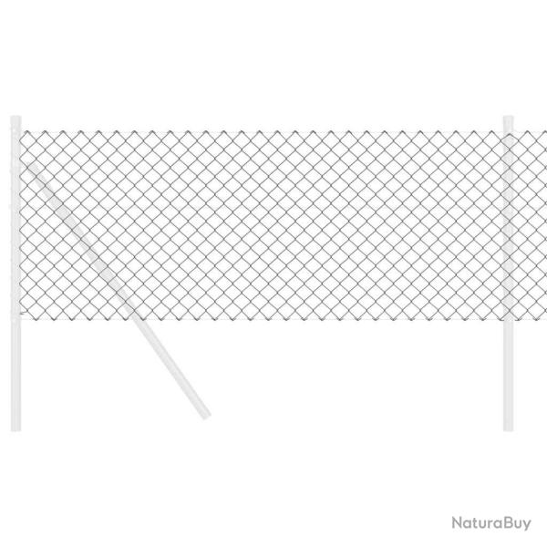 Cl�ture Gris 25 x 0.6 m M�tal