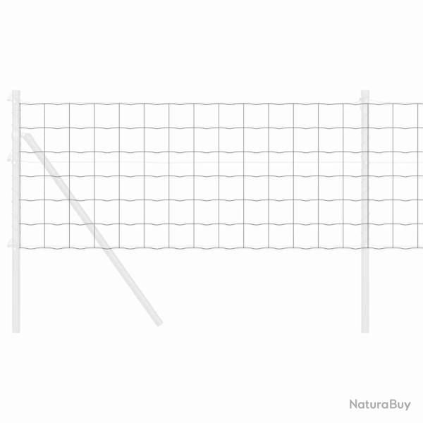 Cl�ture euro grise 0,4x10 m en acier