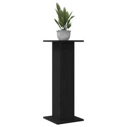 Support de plante 2 pcs Ch&ecirc;ne noir 30x30x80 cm Bois d'ing&eacute;nierie