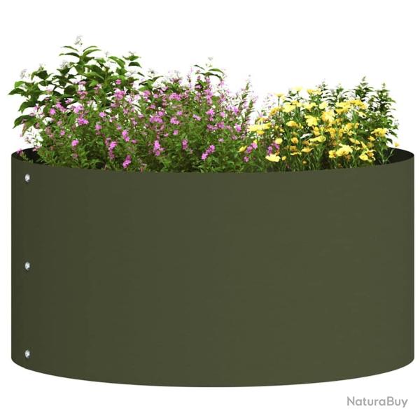 Pot de Plantes Vert Olive Vert olive Plastique Moyen Jardinires