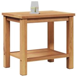 Table basse Marron 50 x 35 x 45 cm Bois de teck solide