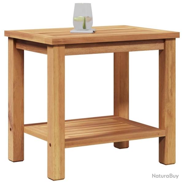 Table basse Marron 50 x 35 x 45 cm Bois de teck massif