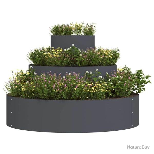 Pot de fleurs en m�tal Acier/anthracite Acier Grand Durable