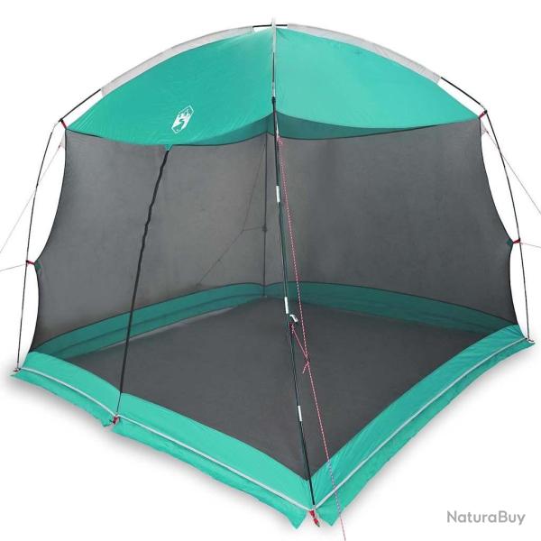 Tente de camping anti-moustique avec porte verte pour 4 personnes - impermable.