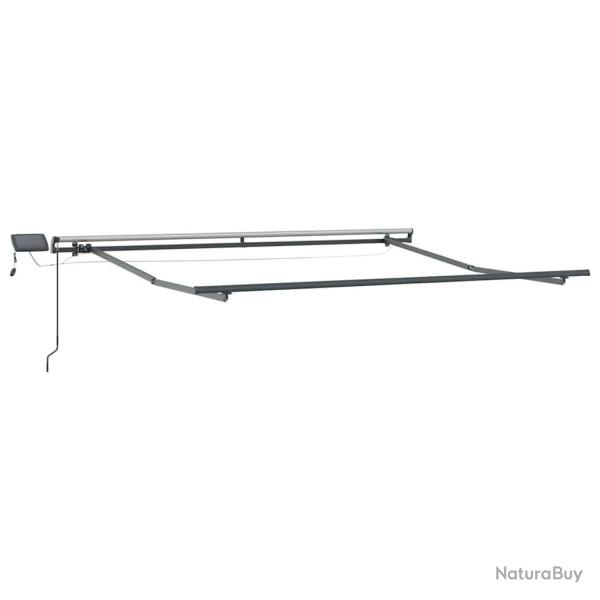 Store manuel rtractable avec LED rouge et blanc 300x250 cm