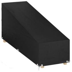 Housse de chaise longue 12 oeillets 205x75x40/70 cm poly&eacute;thyl&egrave;ne