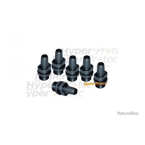 Lot de 6 chemin�es pour revolver poudre noire Pietta