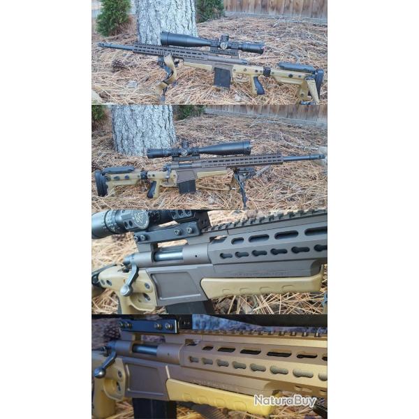 Chassis AICS-AX pour remington 700 Action longue (ou Bergara) ( Mk13 A7 )