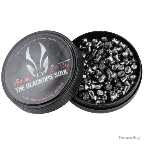 Boite de plombs Black Ops Soul � T�te pointue - Par 1 / 5.5