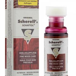 Huile pour bois pr&eacute;cieux Scherell's Schaftol 50ML Rouge brun