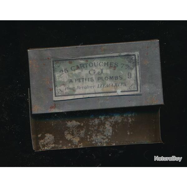 (5933)  Une Jolie boite vide  7mm Broche LEFAUCHEUX