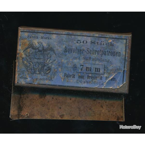 (5933)  Une Jolie boite vide  7mm Broche LEFAUCHEUX en acier