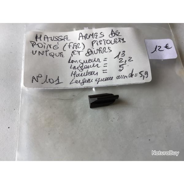 VENDU PAR LE-CUIRASSIER N101 POING DE MIRE POUR CARABINES OU ARME DE POING