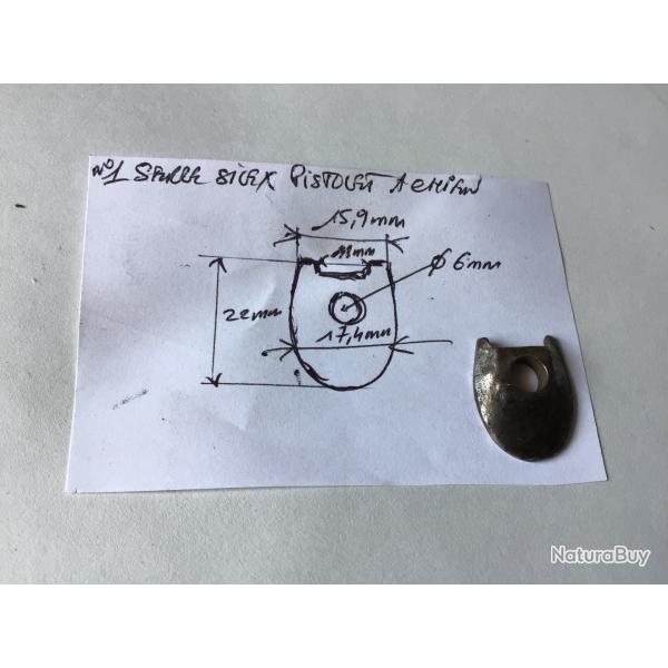 VENDU PAR LE-CUIRASSIER N 1 MACHOIRE SERRE SILEX DE PISTOLET ANCIEN