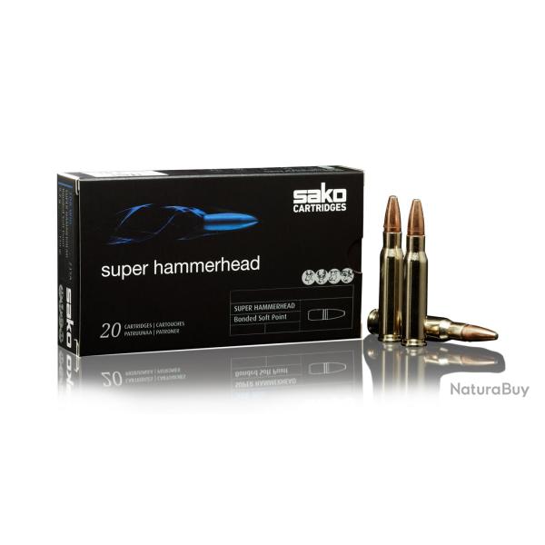 Cartouches SAKO SUPER HAMMERHEAD 300 Win Mag - Soft Point BT - 180grs 236A - Bo�te de 20 unit�s