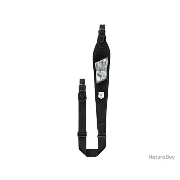 Riserva - Bretelle pour carabine avec "charbon" cuir