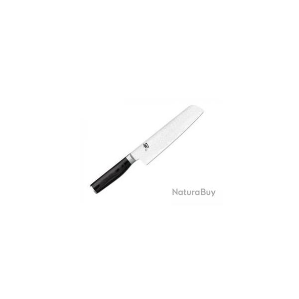 Couteau Santoku Kai SHUN PREMIER Lame 20 cm acier damas inox compos de 32 couches