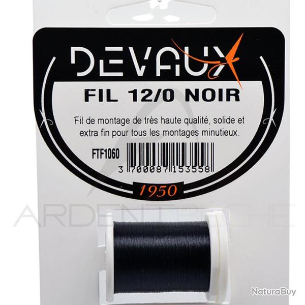 Fils de montage DEVAUX 12/0 Noir
