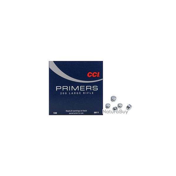 Amorces CCI Primers 200 Large Rifle 1 boite de 100 amorces
