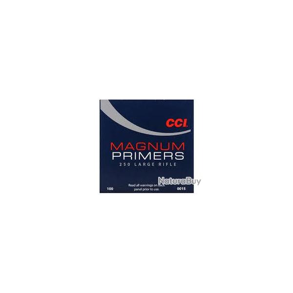 Amorces CCI Primers Magnum 250 Large Rifle Magnum 10 boites pour 1000 armorces