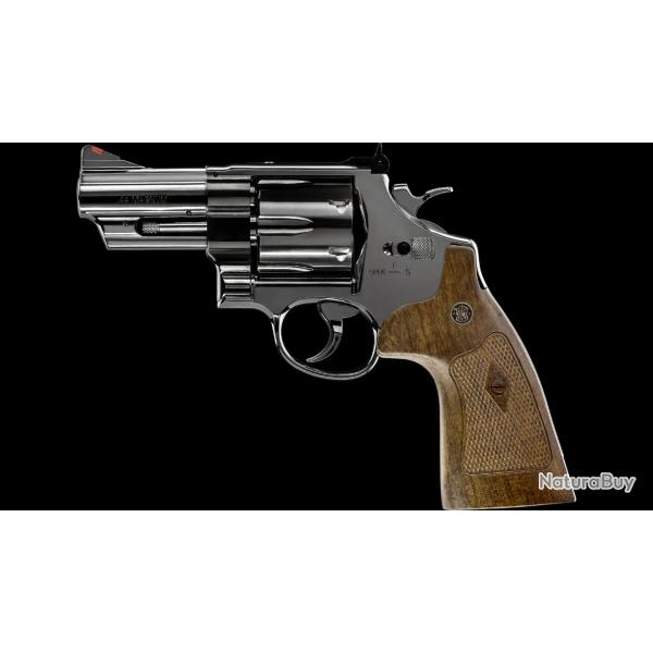 Revolver Smith & wesson M29 3" POLISHED AND BLUED co2 cal.4,5mm BBS 3j