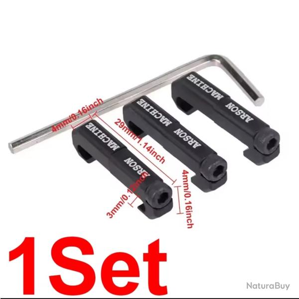 Organisateur c�ble picatinny switch (lot de 3)