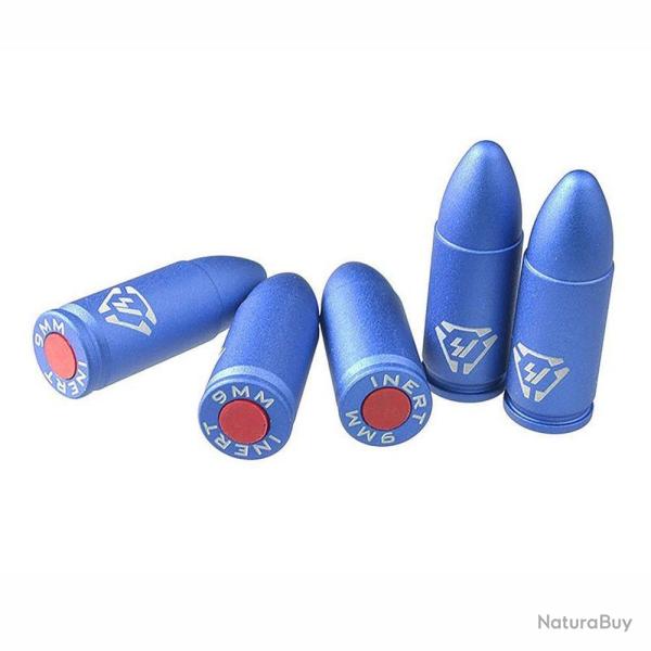 Cartouches Inertes - Aluminium - 9x19mm