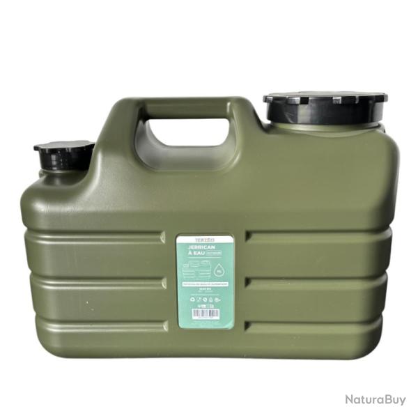 JERRICAN A EAU KAKI 11L + ROBINET - 11L - 