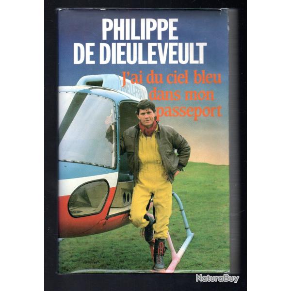 j'ai du ciel bleu dans mon passeport de philippe de dieuleveult, chasse aux tr�sors cartonn� sursis